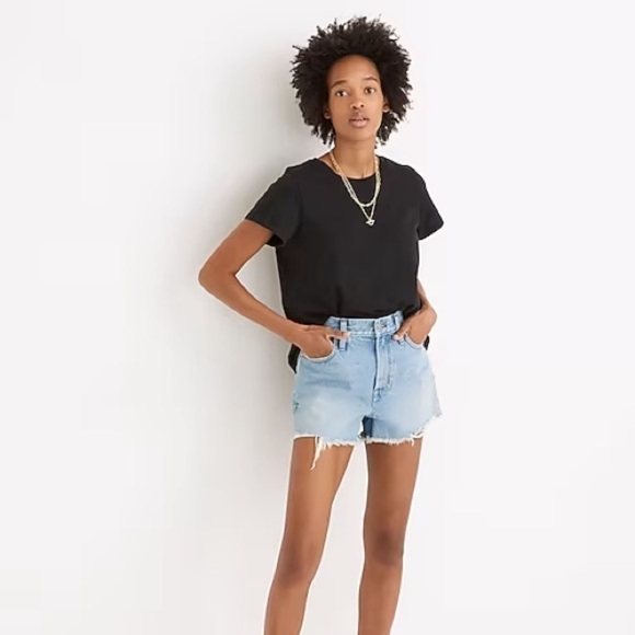 MADEWELL The Perfect Jean Short in Butler Wash Size 24